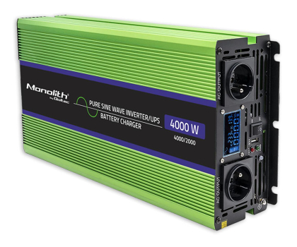 Przetwornica samochodowa Qoltec Przetwornica UPS 2000W/4000W 12V na 230V